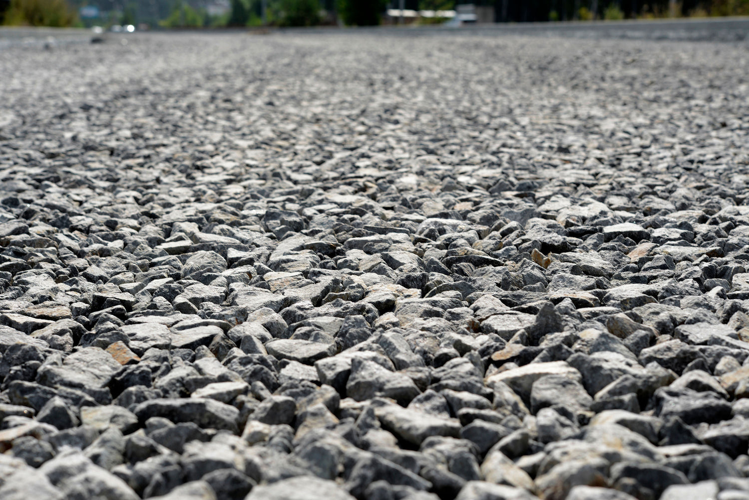 Skærver og belægningsmaterialer