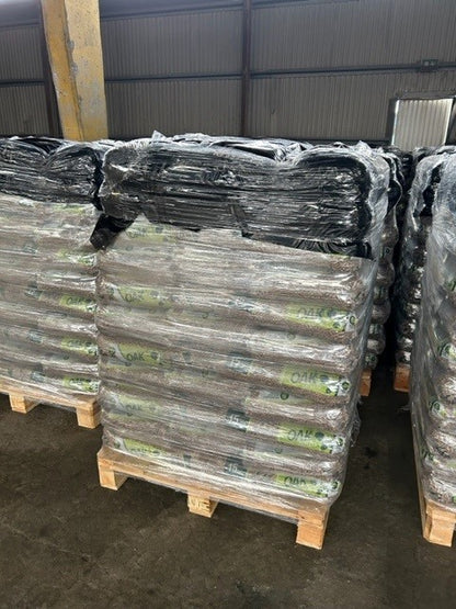 Standard 8 mm træpiller – eg, 15 kg